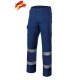 Pant. multibolsillos con banda reflect.