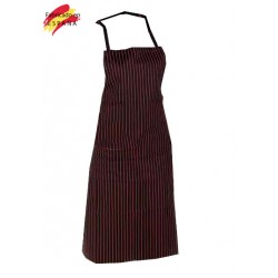 Delantal con peto bolsillo